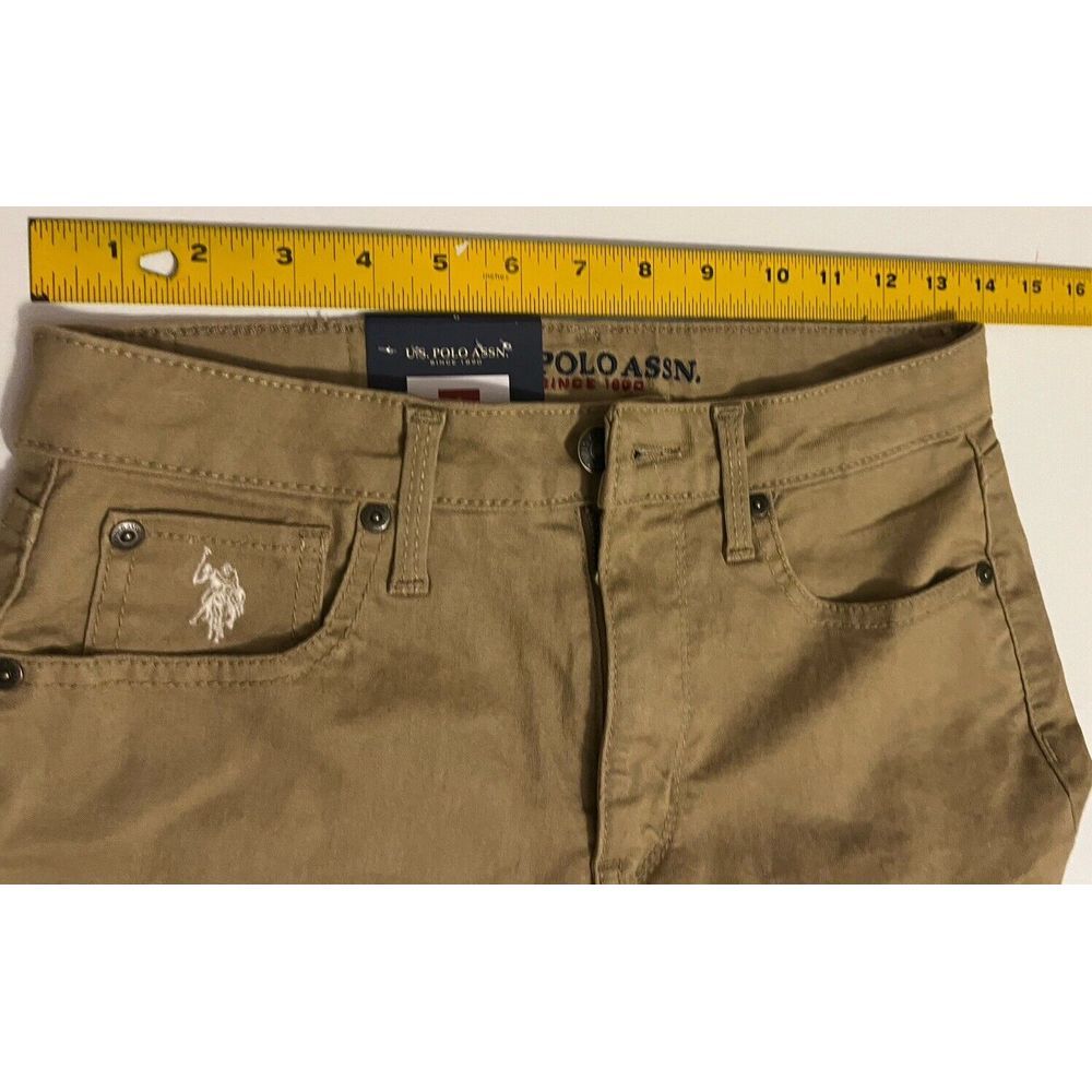 U.S. POLO ASSN. Womans KHAKI Super Skinny Jeans Size 9 NWT - Picture 6 of 8
